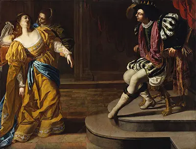 Esther et Assuérus Artemisia Gentileschi